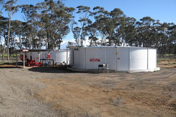 Fire Tanks - STS Civil Ballarat