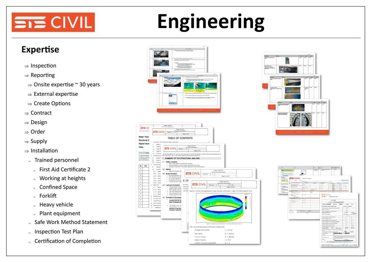 Tank Engineering - STS Civil Ballarat