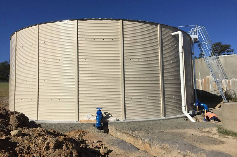 Pioneer Water Tanks Gallery - STS Civil Ballarat