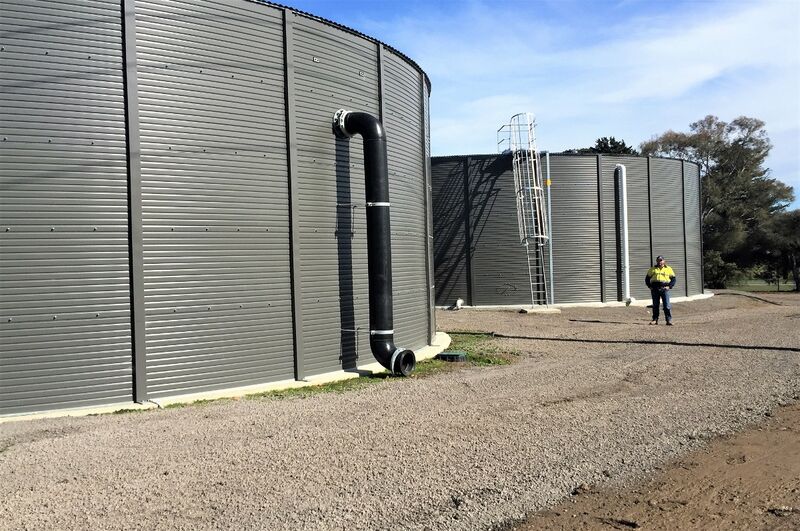 Pioneer Water Tanks Gallery - STS Civil Ballarat